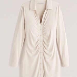 NWT Beige Button-Down Dress